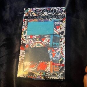 Ed hardy 5 cotton stretch boxer briefs